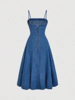 Cygnowear Casual Elegant Women Denim Dress