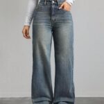 Wide Leg Loose Casual Versatile Denim Pants-regular