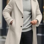 Cygnowear Long Sleeve Overcoat – Navy