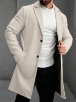Cygnowear Long Sleeve Overcoat – Navy - Image 3