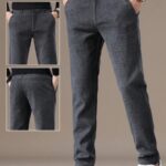 Cygnowear Casual Solid Color Slant Pocket Pants