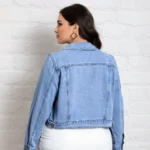 Denim Jacket Plus Sizes - Image 3