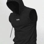 Manfinity Drawstring Hooded Sports Tank Top