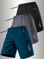 Men's High-Performance Workout Shorts - Flexible & Light For Training Sports