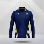 Vikings Cricket Club Official Long-Sleeve Training T-Shirt – Blue